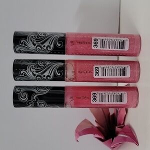 3 - HARD CANDY GLOSSAHOLIC Lip Gloss 0.38 oz Tipsy # 369